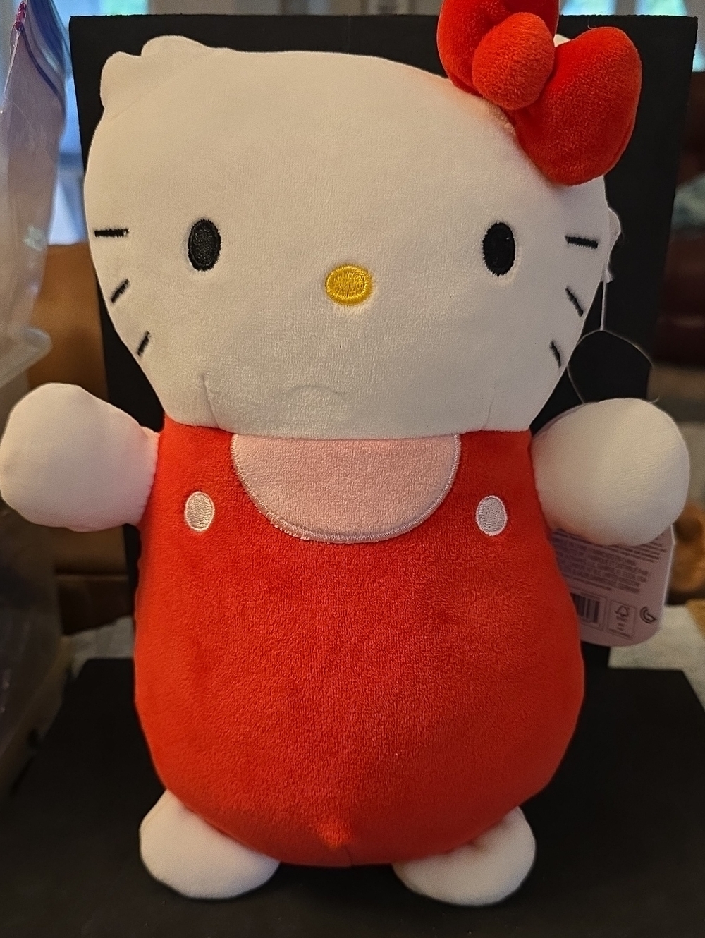 Hello Kitty Red and White Plush Doll with Pink Accent 10"